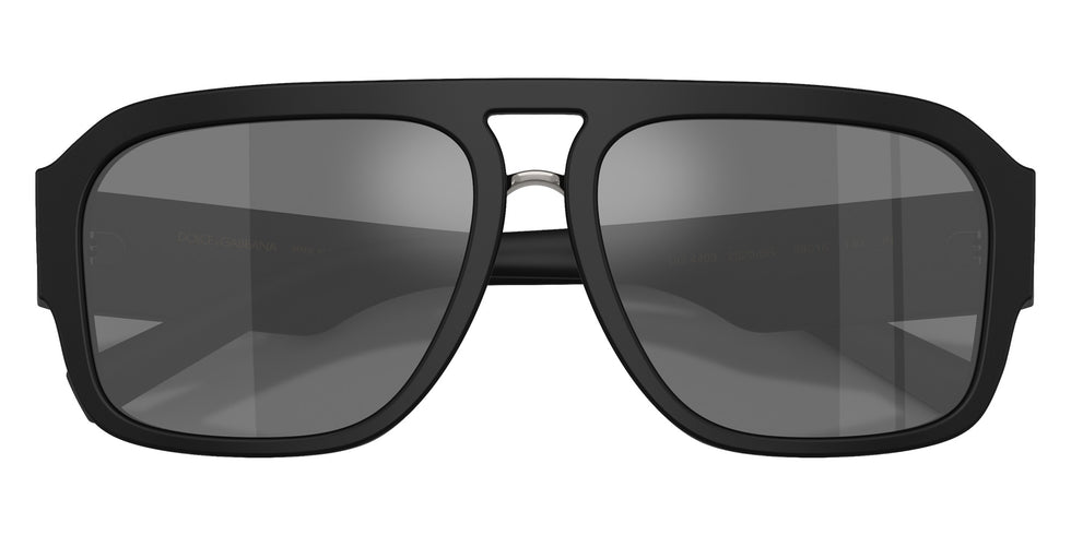 DOLCE & GABBANA DG4403 25256G 58 - Matte Black / Gray Mirrored Black #id:dg440325256g_s:100120