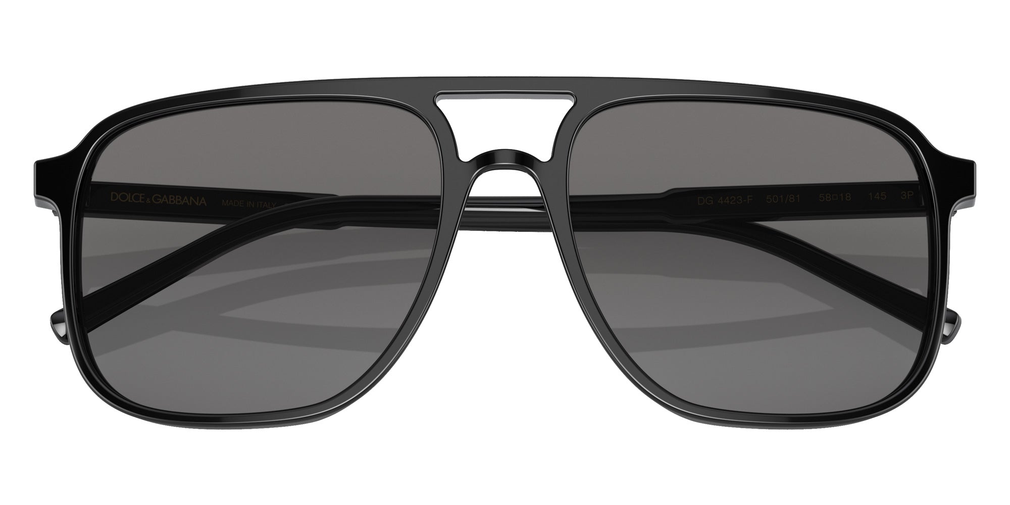 DOLCE & GABBANA DG4423F 501/81 58 - Black / Polarized Gray #id:dg4423f50181_s:100120