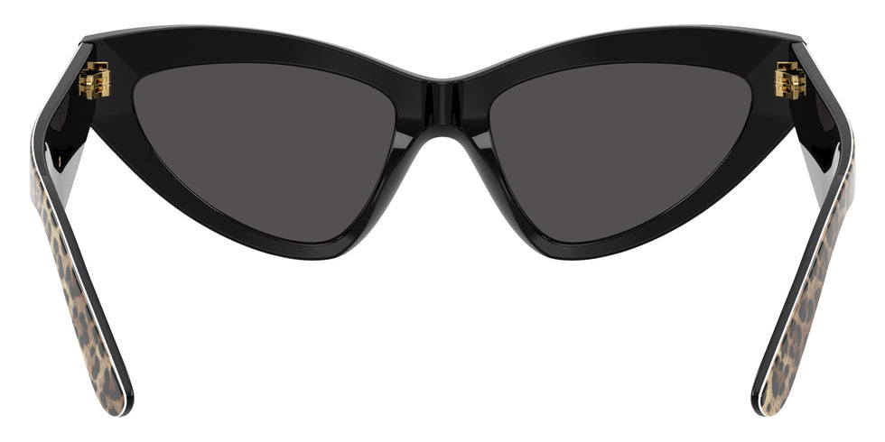 DOLCE & GABBANA DG4439 316387 55 - Leo Brown on Black / Dark Gray #id:dg4439316387_s:100115