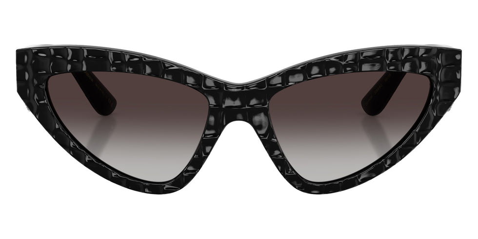 DOLCE & GABBANA DG4439 32888G 55 - Black Texture Cocco / Gray Gradient #id:dg443932888g_s:102100