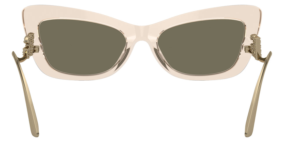 DOLCE & GABBANA DG4467B 343203 55 - Transparent Camel / Clear Mirrored Real Yellow Gold #id:dg4467b343203_s:100115