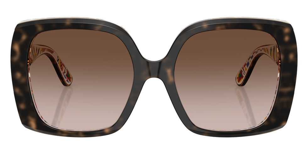 DOLCE & GABBANA DG4475 321713 56 - Havana on White Barrow / Brown Gradient #id:dg4475321713_s:100100