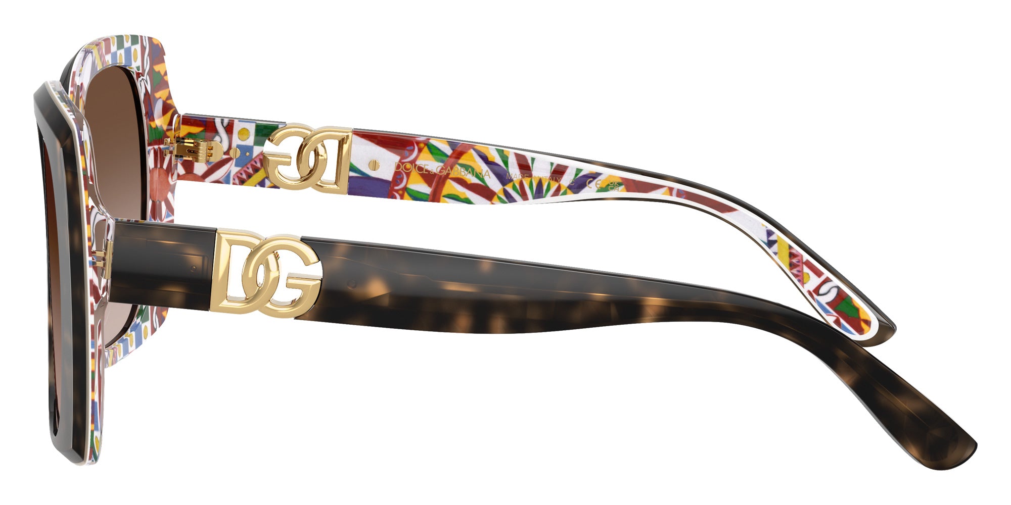 DOLCE & GABBANA DG4475 321713 56 - Havana on White Barrow / Brown Gradient #id:dg4475321713_s:100110