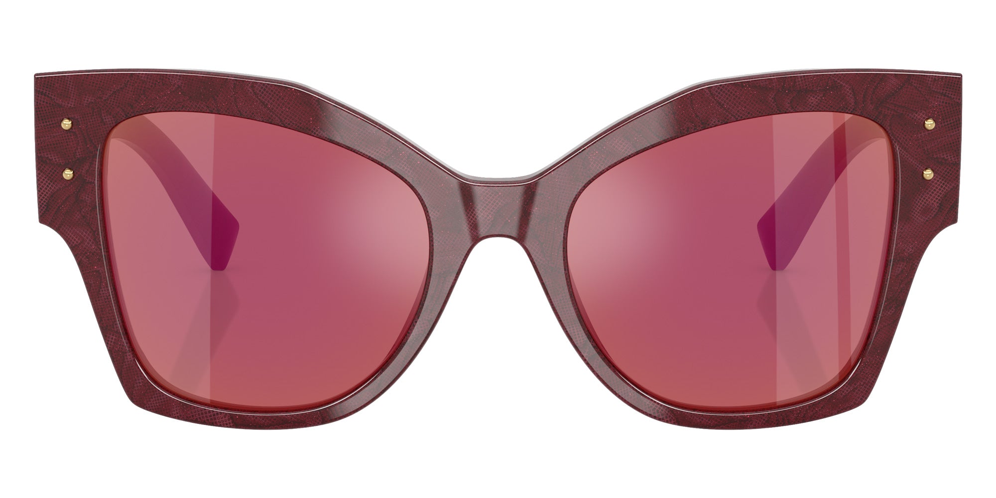 DOLCE & GABBANA DG4478F 3442D0 53 - Bordeaux Lace / Dark Violet Mirrored Red #id:dg4478f3442d0_s:100100