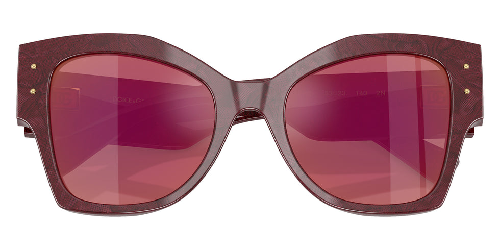 DOLCE & GABBANA DG4478F 3442D0 53 - Bordeaux Lace / Dark Violet Mirrored Red #id:dg4478f3442d0_s:100120