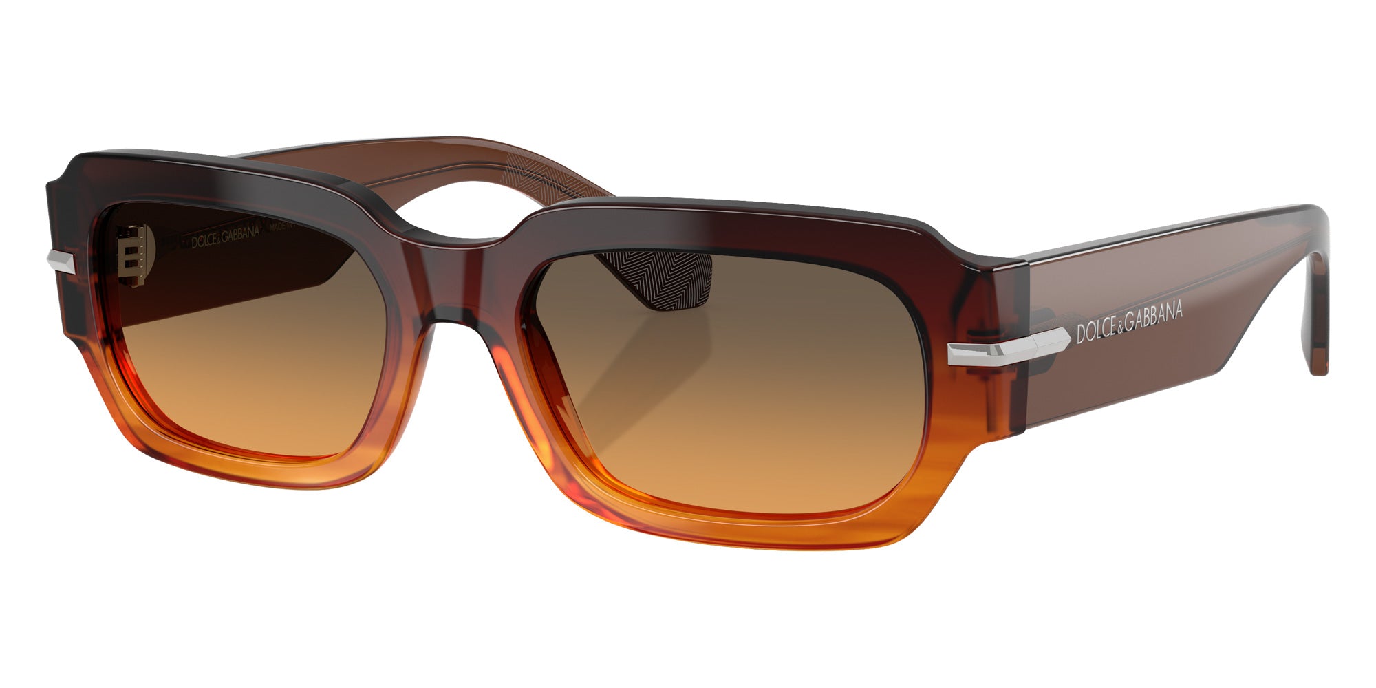 DOLCE&GABBANA DG4485 348618 54 - Gradient Striped Brown #id:dg4485348618_s:104105