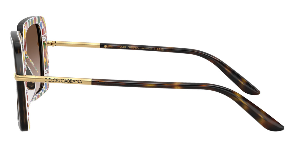 DOLCE & GABBANA DG4491 321713 52 - Havana on White Barrow / Brown Gradient #id:dg4491321713_s:100110