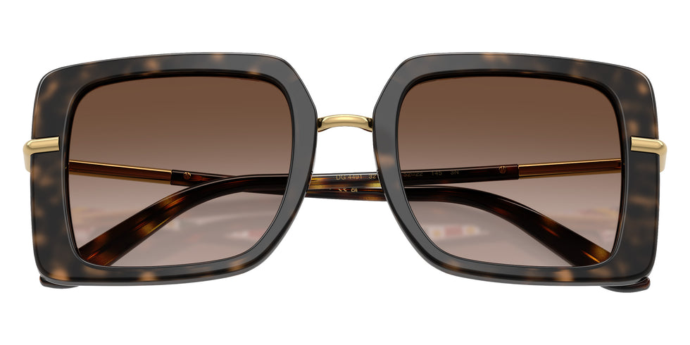 DOLCE & GABBANA DG4491 321713 52 - Havana on White Barrow / Brown Gradient #id:dg4491321713_s:100120