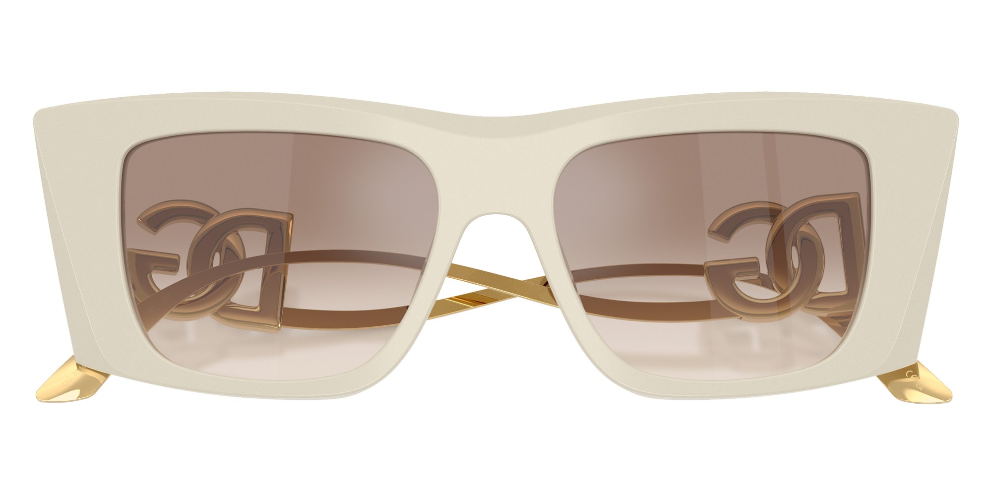 DOLCE & GABBANA DG4510 331294 51 - Cream / Clear Gradient Brown Mirrored Silver #id:dg4510331294_s:100120