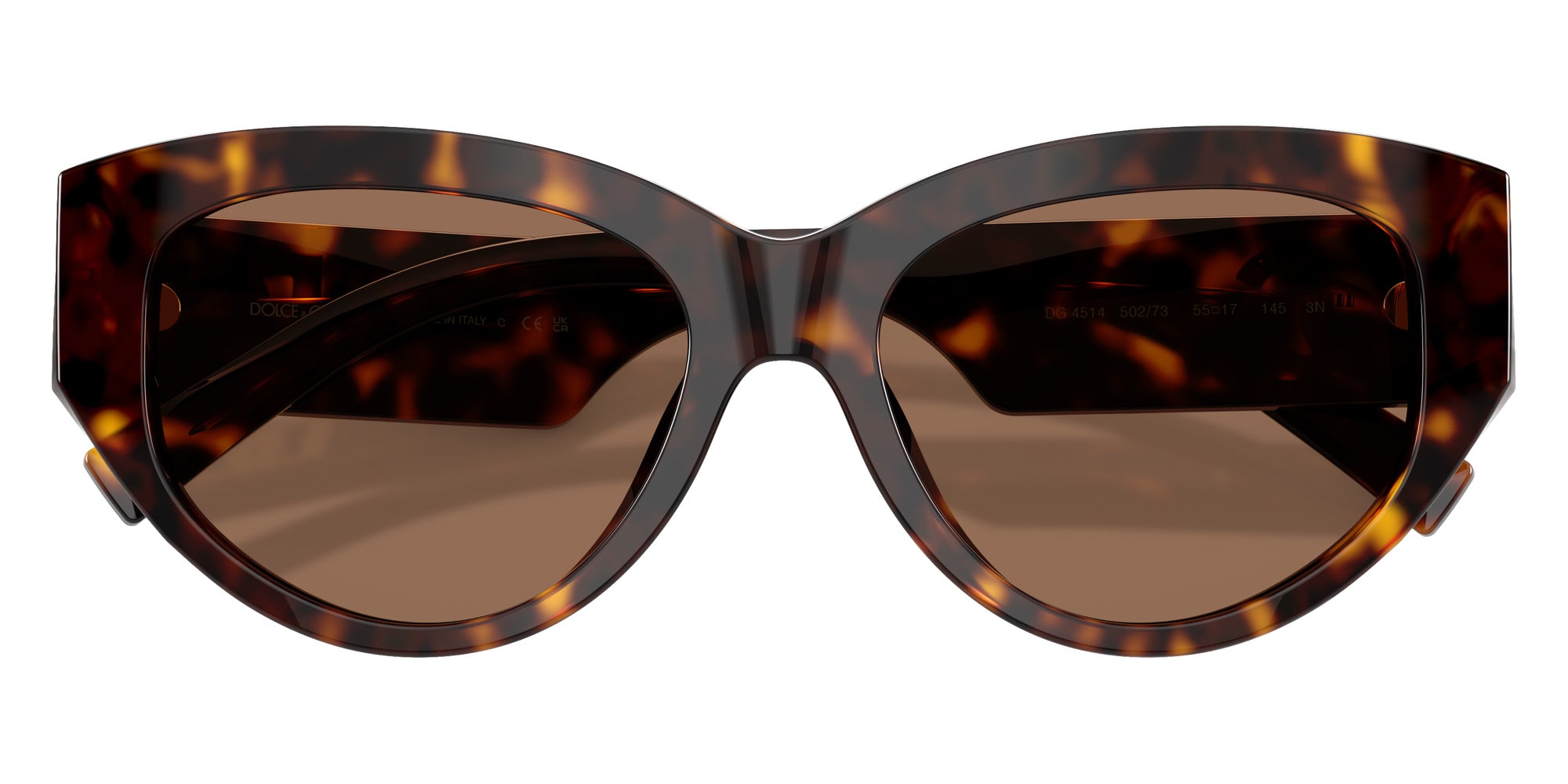 DOLCE & GABBANA DG4514 502/73 55 - Havana / Dark Brown #id:dg451450273_s:102120