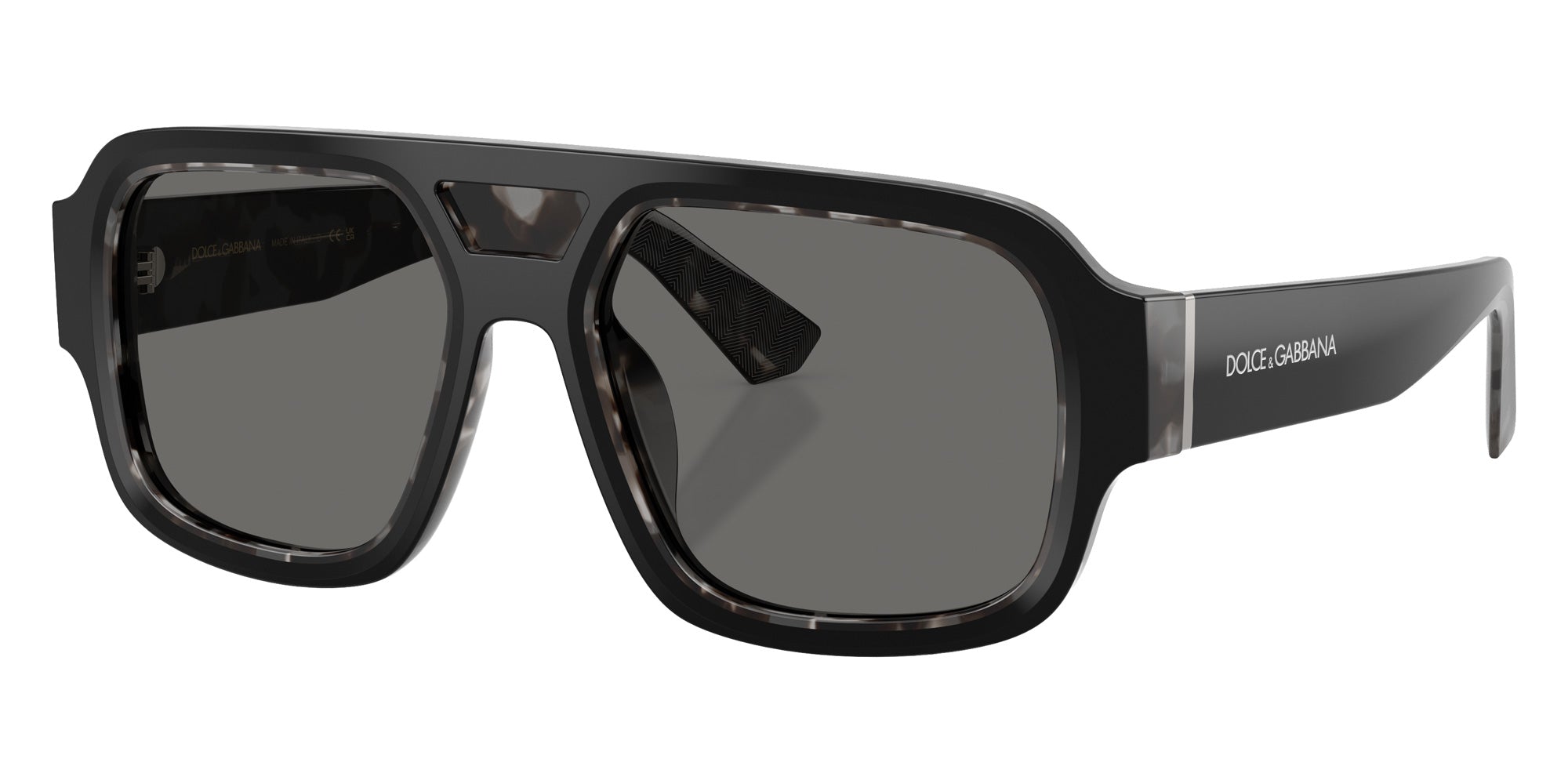 DOLCE & GABBANA DG4516 3403/1 55 - Black on Gray Havana / Gray #id:dg451634031_s:100105