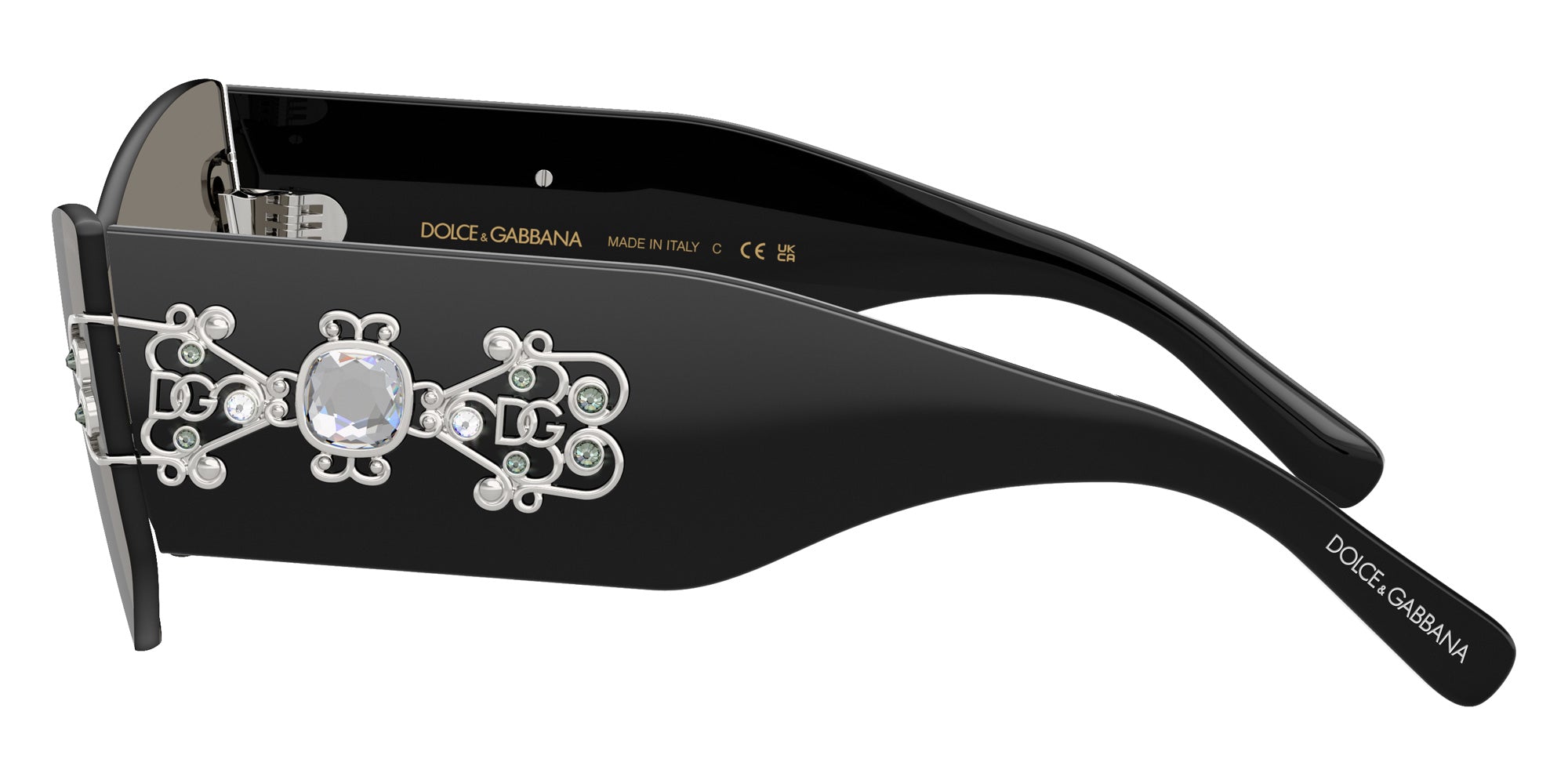 DOLCE & GABBANA DG4526B 501/6G 142 - Black / Light Gray Mirrored Silver #id:dg4526b5016g_s:100110