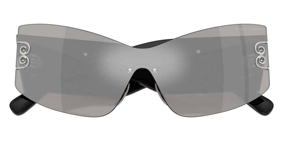 DOLCE & GABBANA DG4526B 501/6G 142 - Black / Light Gray Mirrored Silver #id:dg4526b5016g_s:100120