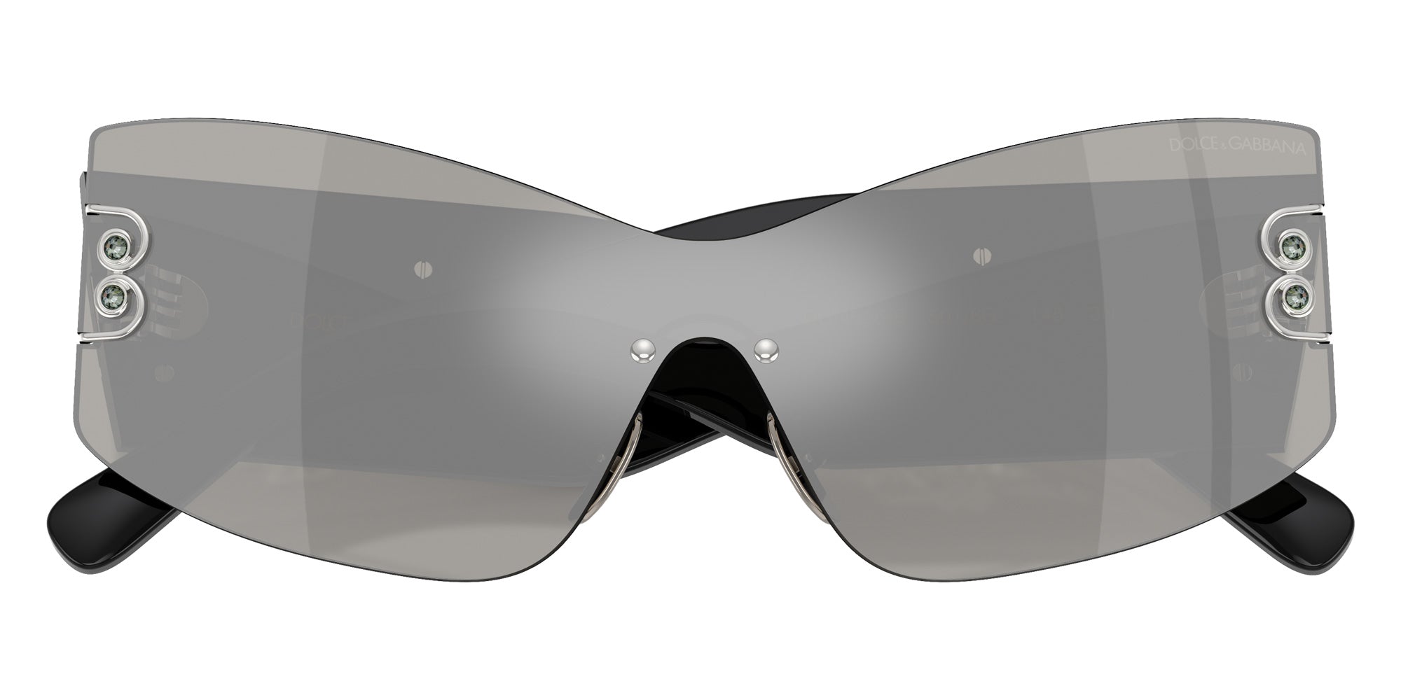 DOLCE & GABBANA DG4526B 501/6G 142 - Black / Light Gray Mirrored Silver #id:dg4526b5016g_s:100120