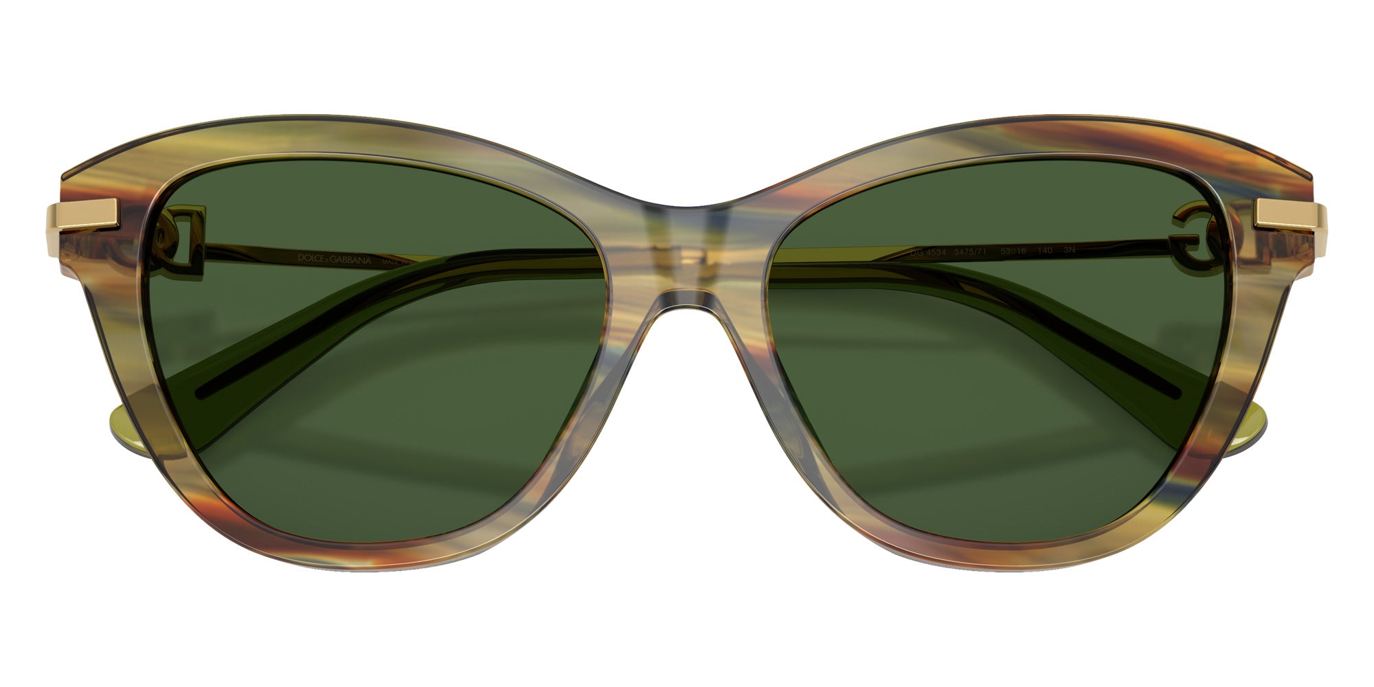 DOLCE&GABBANA DG4534 347571 53 - Striped Green Transparent #id:dg4534347571_s:102100