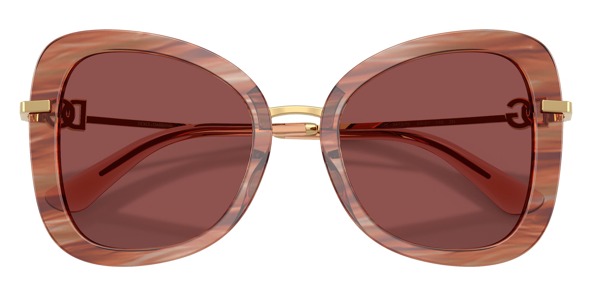 DOLCE&GABBANA DG4535 347375 53 - Striped Red #id:dg4535347375_s:102100