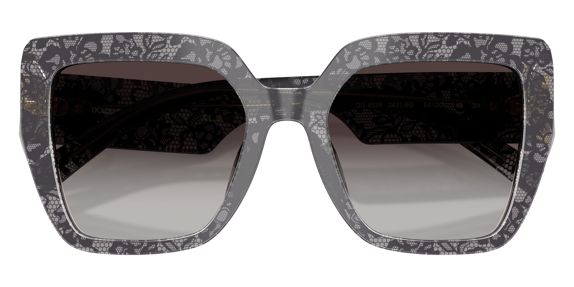 DOLCE&GABBANA DG4538 34718G 54 - Print Black Lace #id:dg453834718g_s:104100