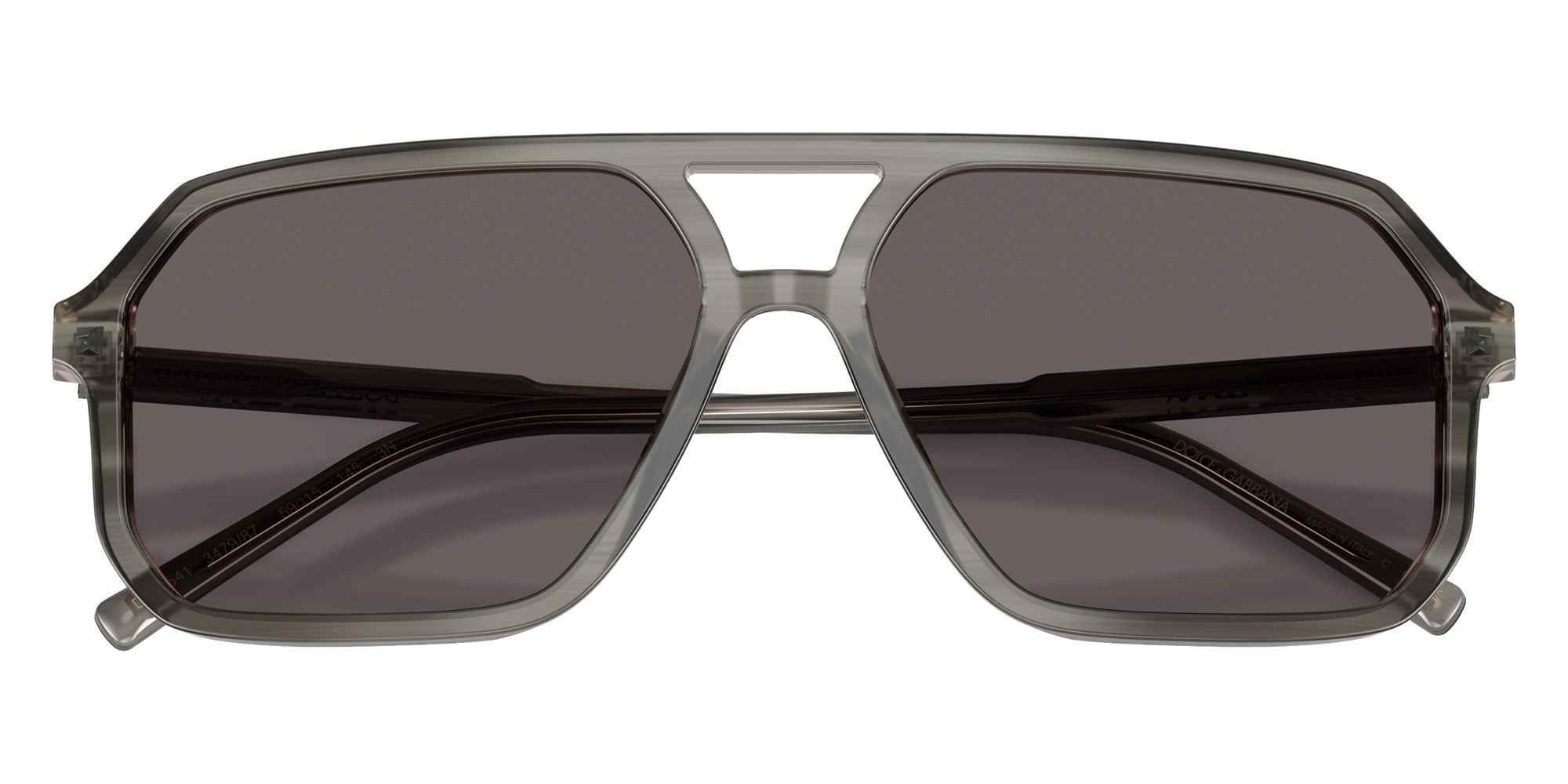 DOLCE&GABBANA DG4541 347987 59 - Gray on Striped Gray #id:dg4541347987_s:100100