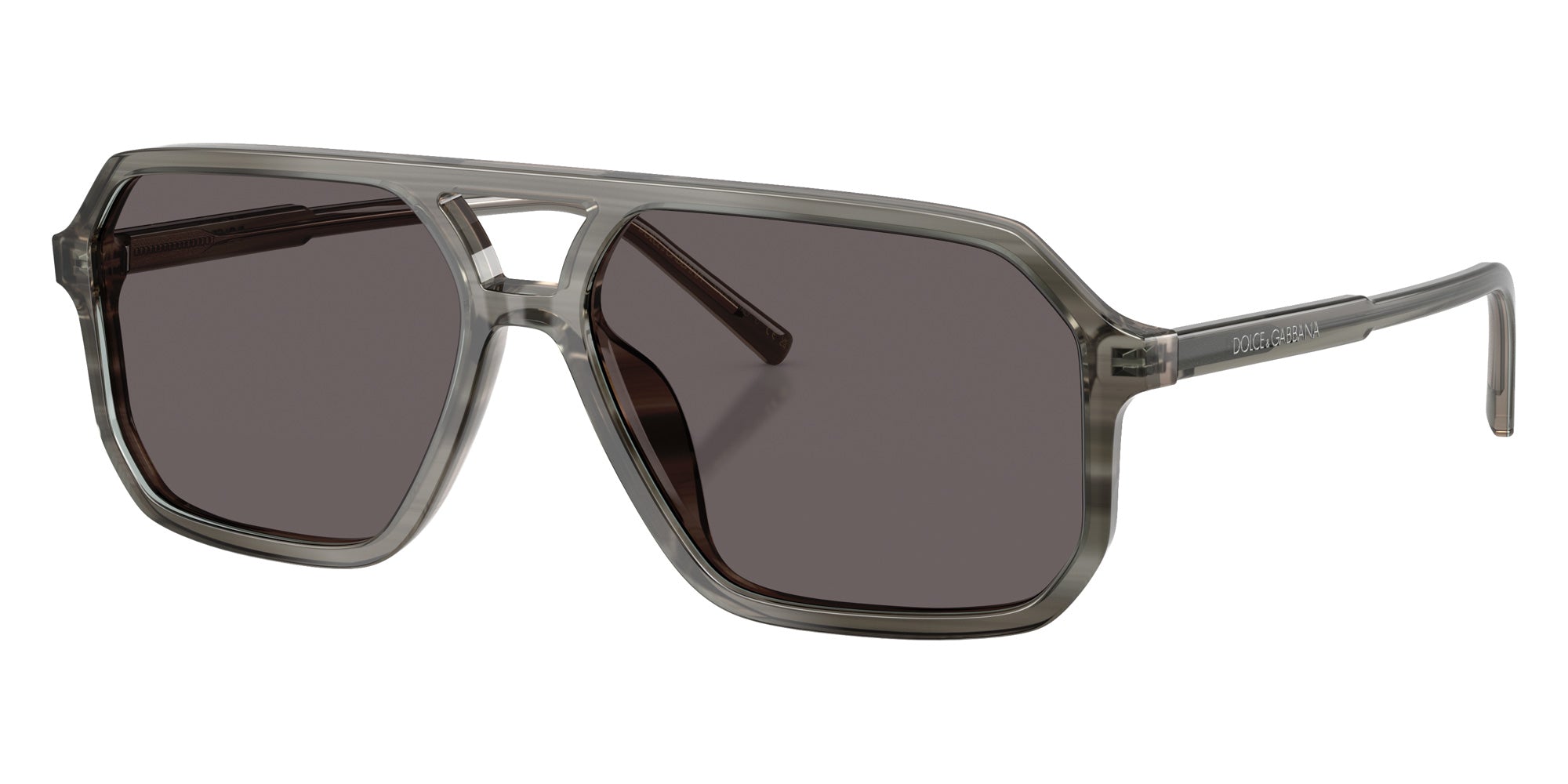 DOLCE&GABBANA DG4541 347987 59 - Gray on Striped Gray #id:dg4541347987_s:100105