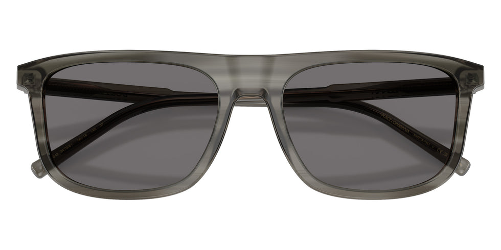DOLCE&GABBANA DG4542 347981 56 - Gray on Striped Gray #id:dg4542347981_s:100100