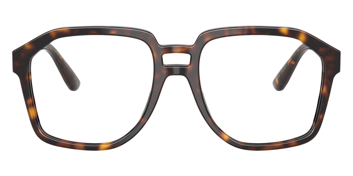 DOLCE&GABBANA DG4568 502/SB 56 - Havana / Clear Blue Light Filter #id:dg4568502sb_s:110100