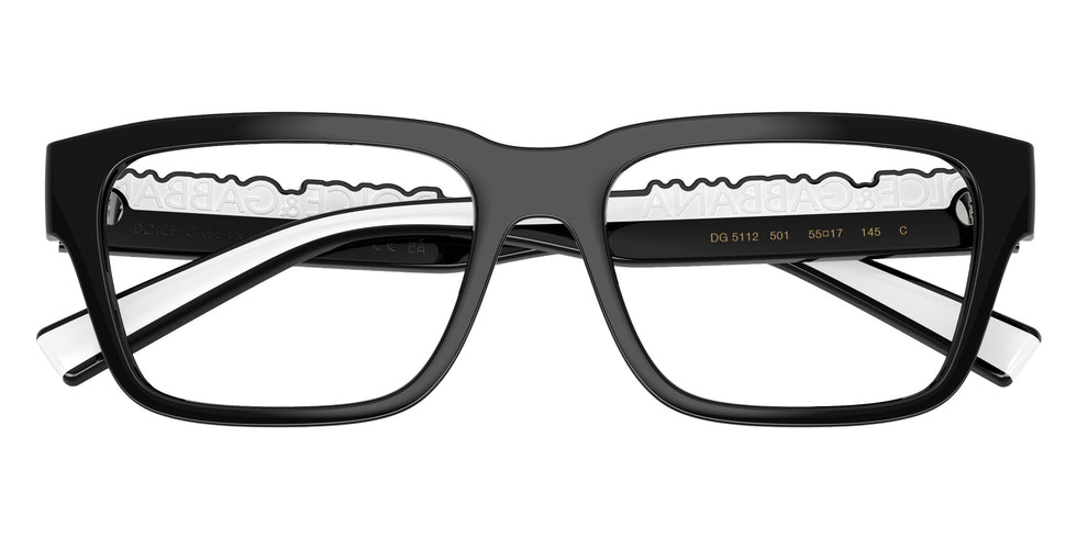 DOLCE & GABBANA DG5112 501 53 - Black / Dark Gray #id:dg5112501_s:104120