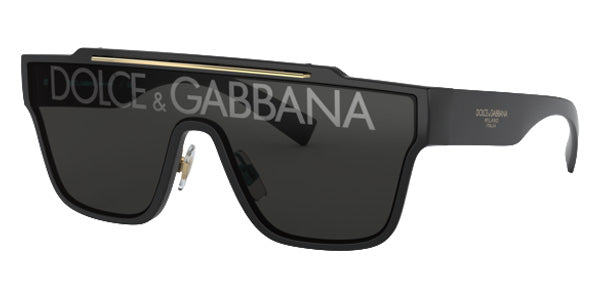 DOLCE & GABBANA DG6125 501/M 135 - Black / Dark Gray Tampo D&G Silver Mirrored #id:dg6125501m_s:100100
