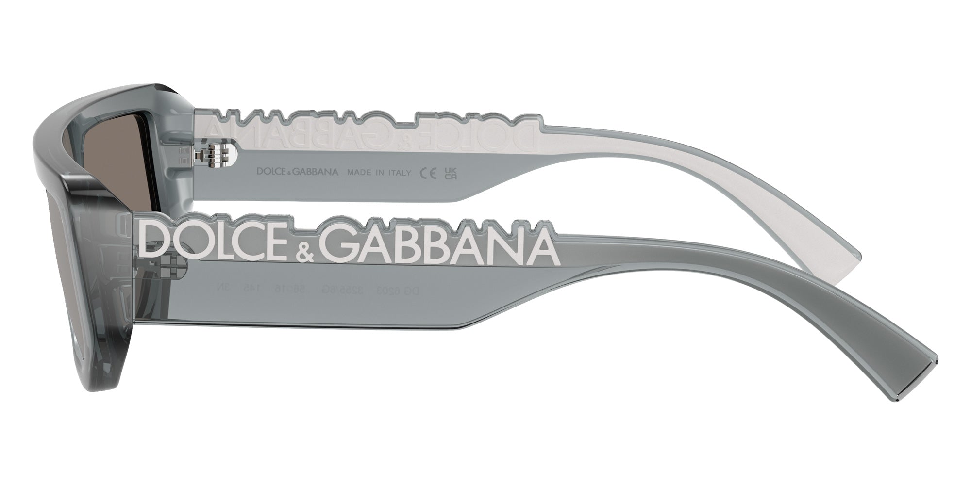 DOLCE&GABBANA DG6203 32556G 56 - Transparent Dark Gray #id:dg620332556g_s:104110