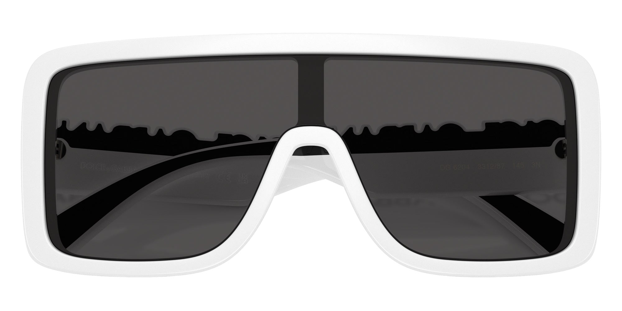 DOLCE & GABBANA DG6204 331287 134 - White / Dark Gray #id:dg6204331287_s:100120