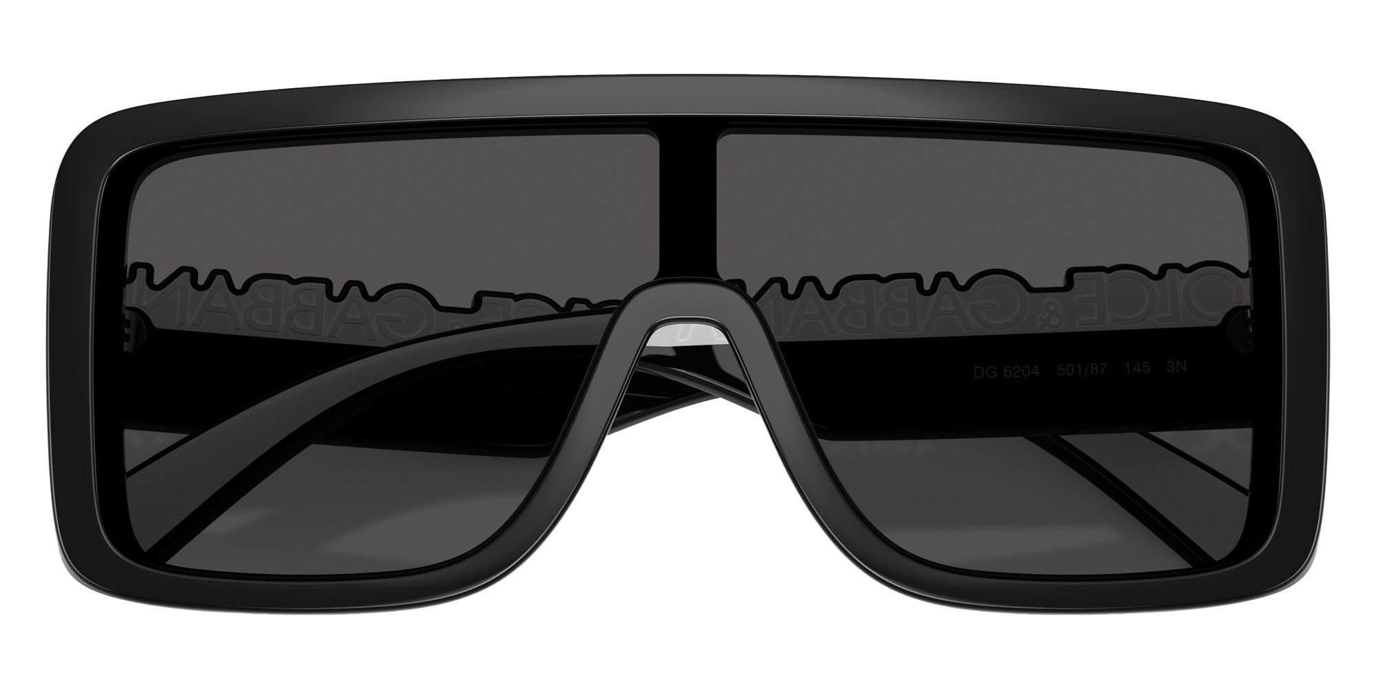 DOLCE & GABBANA DG6204 501/87 134 - Black / Dark Gray #id:dg620450187_s:104120