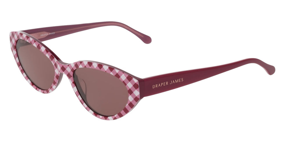 Draper James DJ7076 601 55 - Merlot Gingham #id:djdj7076601_s:104105