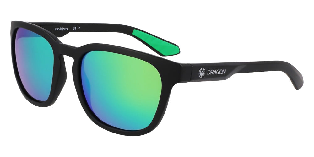 Dragon DR DUNE LL H20 POLAR 007 55 - Matte Black H2O / Green Ion Polarized #id:drdrdunellh20polar007_s:100105