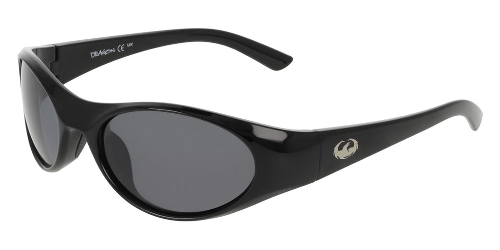 Dragon DR HISS LL POLAR 001 56 - Shiny Black / Smoke #id:drdrhissllpolar001_s:100105