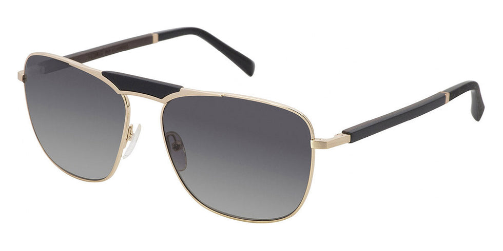 Gold & Wood GAW DUSK 01 59 - Champagne Gold/Black Tanganyika/Brown Tanganyika / Gray Gradient