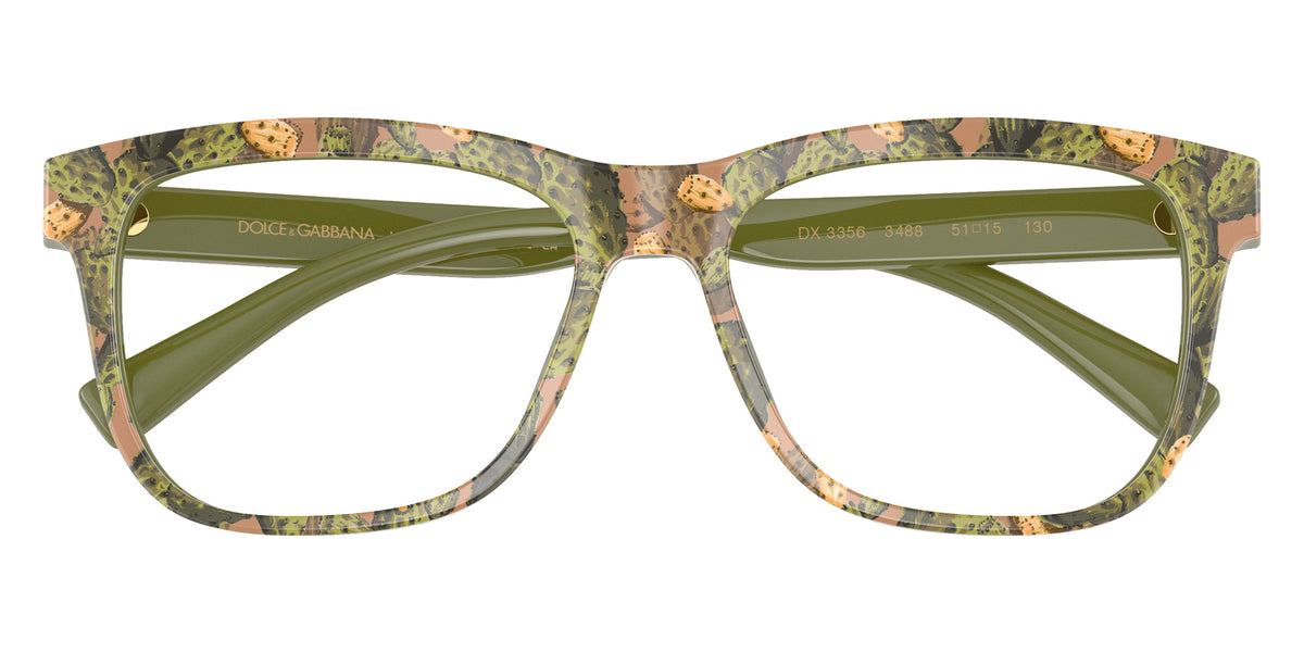 DOLCE&GABBANA DX3356 3488 49 - Print Green Figs #id:dx33563488_s:100120
