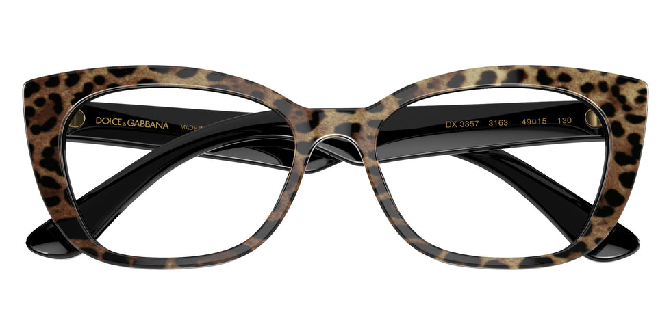 DOLCE & GABBANA DX3357 3163 49 - Leo Brown/Black #id:dx33573163_s:100120