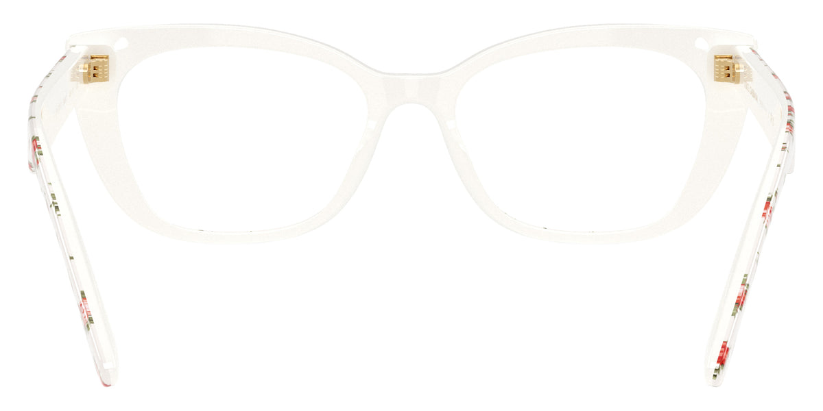 DOLCE&GABBANA DX3357 3487 49 - Print White Roses #id:dx33573487_s:100115