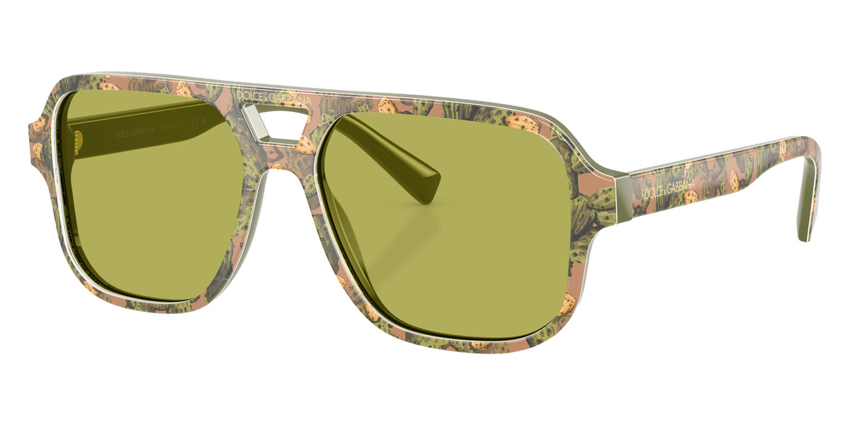 DOLCE&GABBANA DX4003 3488/2 50 - Print Green Figs / Green #id:dx400334882_s:100105