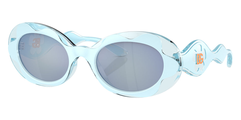 DOLCE & GABBANA DX6005 33451U 49 - Azure / Dark Violet Mirrored Silver #id:dx600533451u_s:100105
