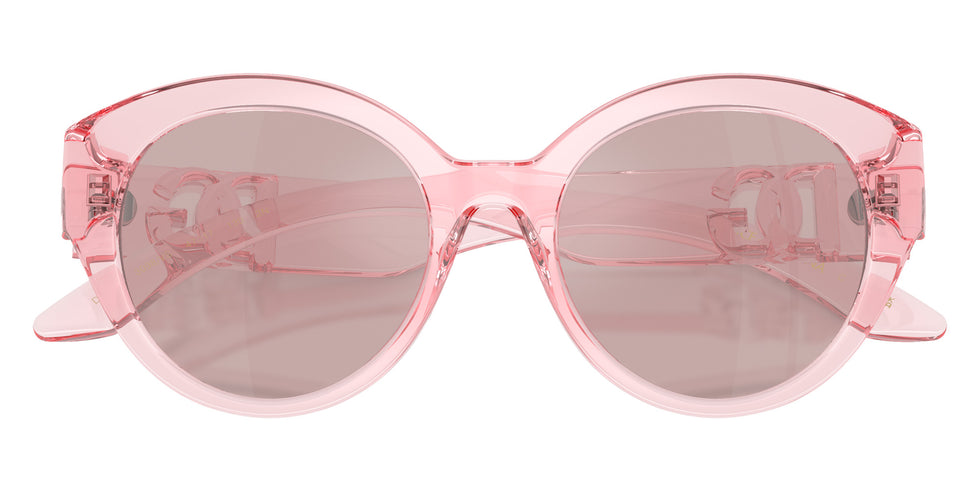 DOLCE & GABBANA DX6010 3098VS 47 - Transparent Pink / Light Violet Mirrored Silver Int #id:dx60103098vs_s:100120