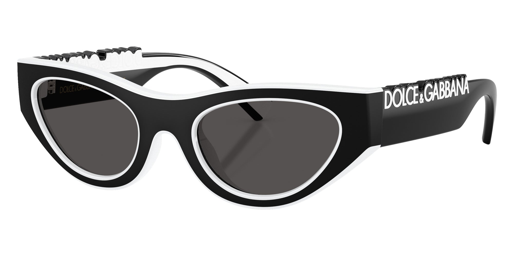 DOLCE & GABBANA DX6012 345787 47 - Black/White / Dark Gray #id:dx6012345787_s:100105