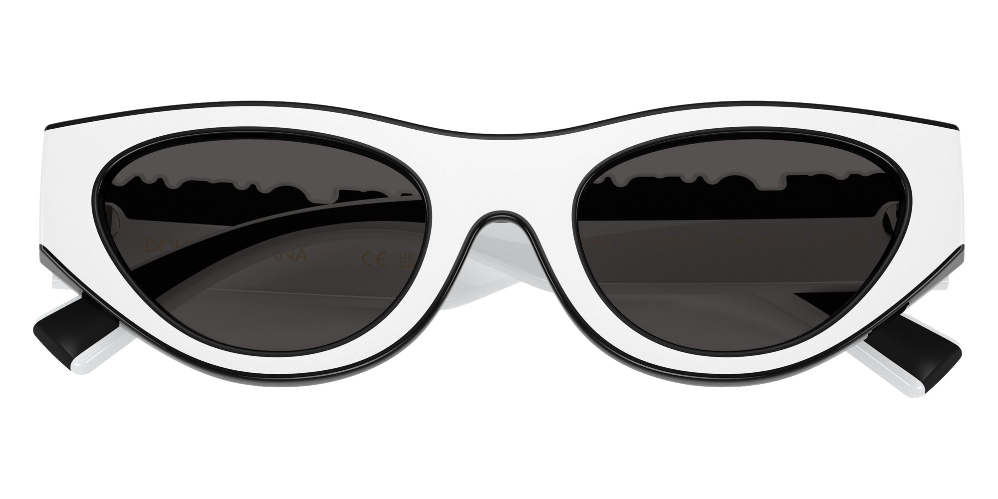 DOLCE & GABBANA DX6012 346587 47 - White/Black / Dark Gray #id:dx6012346587_s:102120