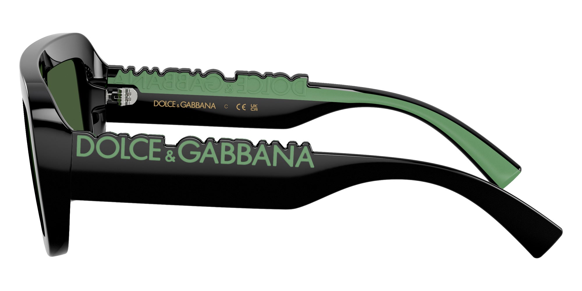 DOLCE & GABBANA DX6013 501/71 118 - Black / Dark Green #id:dx601350171_s:102110