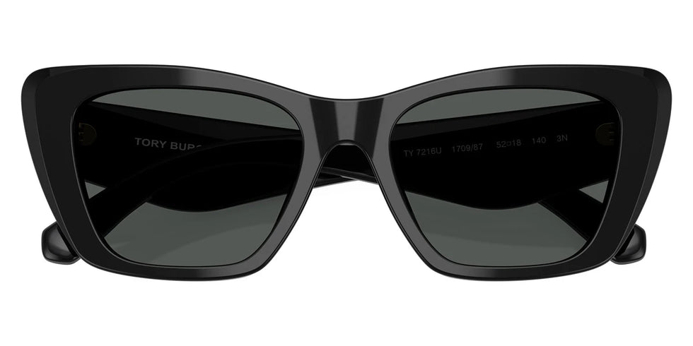 Tory Burch TY7216U 170987 52 - Black / Dark Gray