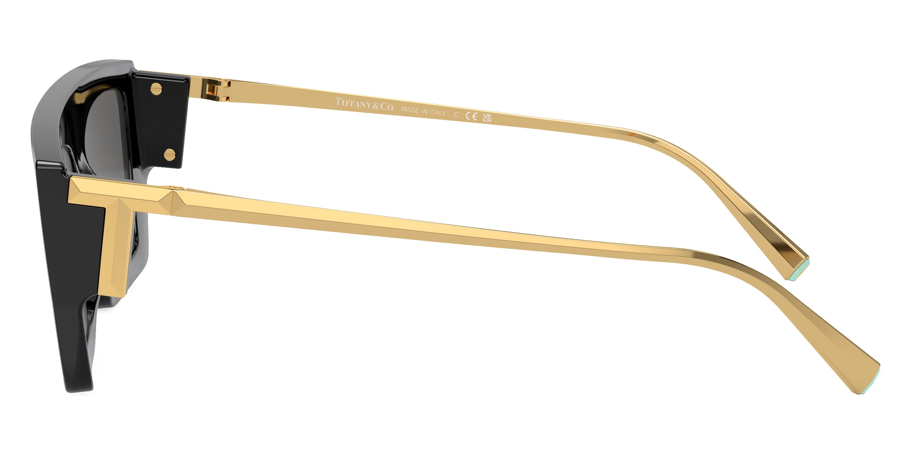 TIFFANY TF4214U 8001S4 54 - Black/Yellow Gold / Dark Gray