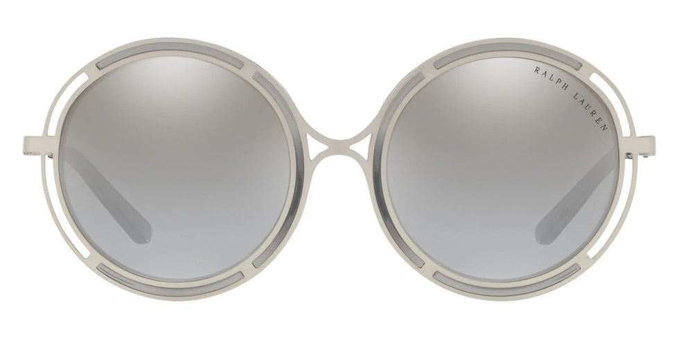 RALPH LAUREN RL7060 93516V 53 - Sanded Silver / Crystal Gray / Light Gray Mirrored Gradient Silver