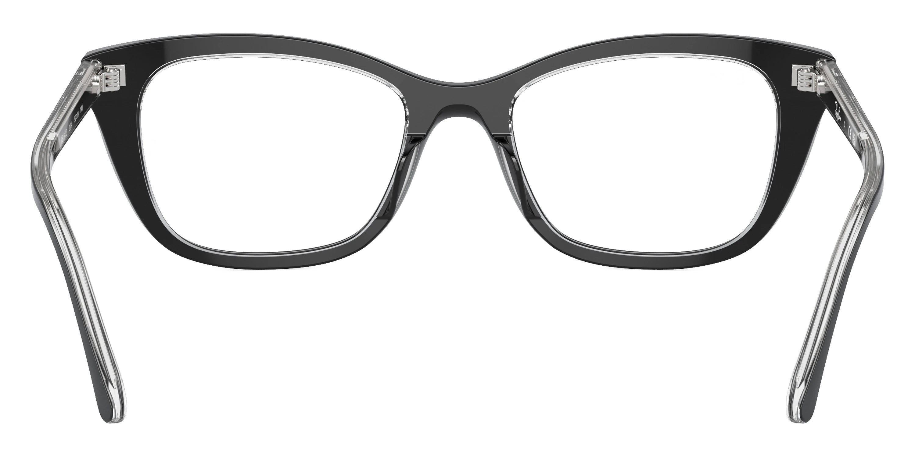 Ray-Ban RX5433 2034 50 - Black on Transparent
