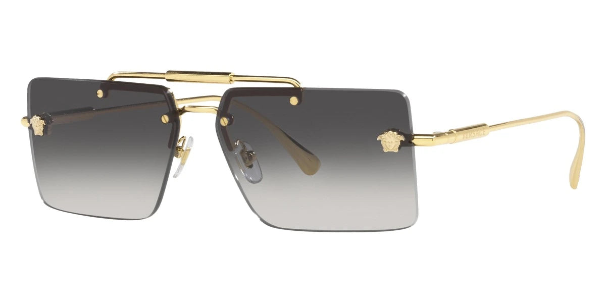 VERSACE VE2245 10028G 60 - Gold / Gray Gradient