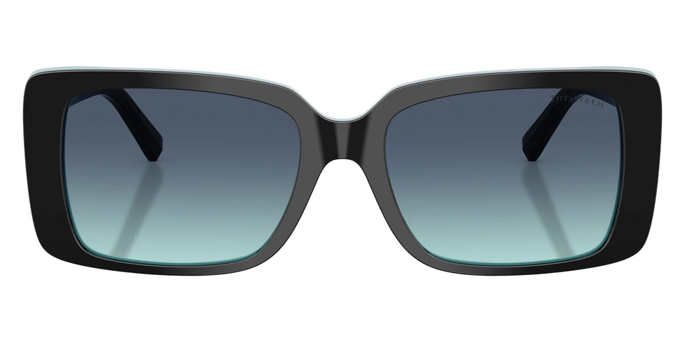 TIFFANY TF4249 80559S 55 - Black on Tiffany Blue / Azure Gradient Blue