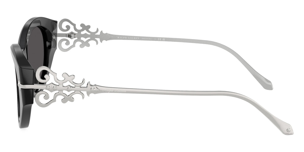 RALPH LAUREN RL8227U 500187 52 - Black/Shiny Silver / Dark Gray